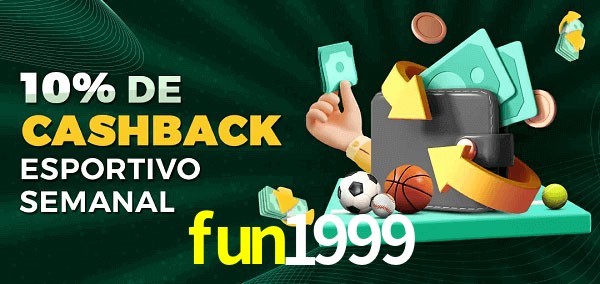 10% de bônus de cashback na fun1999